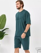 Resim Siti Teks Yazlık Şortlu Spor Takımı 237132594 Zümrüt 