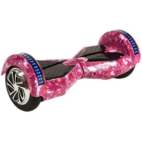 Resim Citymate Smart Balance Elektrikli Kaykay Hoverboard 8.5" Akıllı Dengeli Ledli Bluetooth Hoparlörlü Mor 