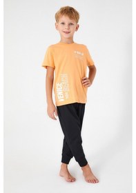 Resim Roly Poly 3041 Garson Venice Beach Erkek Çocuk Kısa Kol Pijama Takım 001 