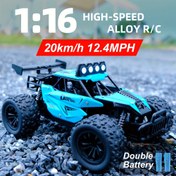 Resim K.K 1:16 2.4G Uzaktan Kumandalı Arabalar, Alaşımlı Gövde, Daha Büyük Farlar, Yüksek Hız 20 Km/s'ye kadar, Çift Bataryalı Oynama Süresi 50 dakikaya kadar, Gençler için Noel, Cadılar Bayramı, Şükran Günü için En İyi Hediyeler 