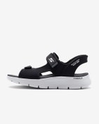 Resim Skechers Go Walk Flex Sandal-easy Entry Erkek Siyah Sandalet 229210 Bkgy Siyah 