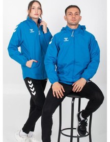 Resim Hummel Line Yağmurluk Saks Mavi 