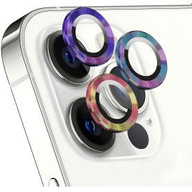 Resim Apple iPhone 13 Pro Max Tekli Kamera Lens Koruma Camı Renkli 