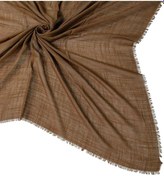 Resim Enba Flamlı Yazma %100 Pamuk Nefes Alan Doğal Kumaş Acı Kahve 