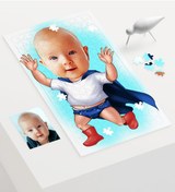 Resim Kişiye Özel Bebek Karikatür 240 Parça A3 Puzzle - 3 