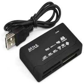 Resim TEKZONE 26 in 1 Çoklu Kart Okuyucu Usb Sd Sdhc Mini Micro Sd Memory Stick Duo M2 Mmc Xd CF 