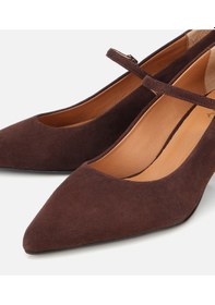 Resim Hotiç Kadın Süet Deri Mary Jane Kahverengi İnce Bantlı Stiletto 01ayh317710a480 01ayh317710a480 Kahverengi 
