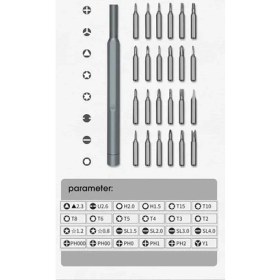Resim Lidyahan Store 25 Parça Saatçi ve Gözlük, Bilgisayar Tamir Tornavida Seti, Mıknatıslı Uçlar ve Özel Kutulu, Hassas Elektronik Tamir Kiti 