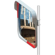Resim İlgi Trafik Bombeli Güvenlik Aynası Otopark Aynası Akrilik Trafik Aynası Ankara 40x60 cm ve 2.5m Ayna Direği 