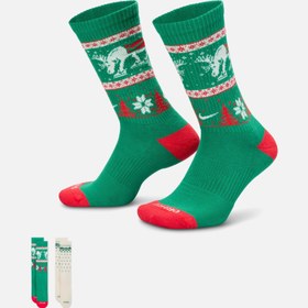 Resim Nike Winter Wonderland Crew (2 Pairs) Erkek Çorap 