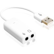 Resim Molix MX-2165 USB Ses Kartı 7.1 Channel USB Sound Adapter Kablolu Tip 