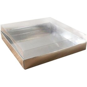 Resim Asetat Kapaklı Karton Kutu Havlu Kutusu 20X20X5 Cm 10 Adet Gü 