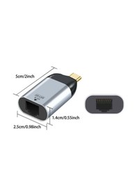 Resim Type C To Ethernet Usb 3.1 4895P 1000Mbps Gigabit Ag Adaptoru 