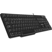 Resim Binbir Göz Bilgisayar Everest KB-517U Siyah 2mt Bakır Kablolu USB Q Standart Klavye 