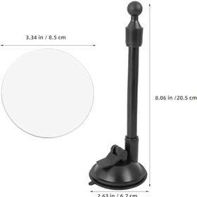 Resim BESTYASH Bebek Gözlemi ve Dikiz Aksesuarları için Ayarlanabilir Kollu Evrensel Araç İç Aynası, Vantuzlu 2 Adet Araç Dikiz Aynası 