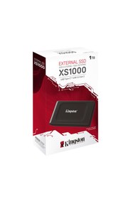 Resim Kingston XS1000 1TB Mini USB 3.2 Gen 2 Siyah Taşınabilir SSD 