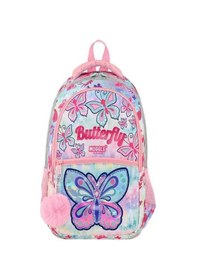 Resim Muggle İlkokul Sırt Çantası Butterfly Koleksiyonu Mu-9038 