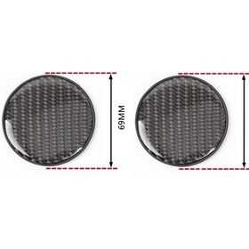 Resim Schulzz Carcarbon Class1 Lüx Oto Karbon Görünüm Kaydırmaz Sert Silikon Araç Bardak Altlığı 2 Adet 2 Adet 