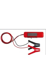 Resim Pil Ölçer cihazı Alternator Araç Pil 6-12 V Tester Gösterisi Alternatör LED Araba Motor makinesi tanıtıcı Lamba 