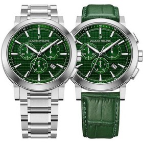 Resim Jacques Philippe Jpqgc1713x6xs Erkek Kol Saati Ve Yedek Kordon Gri 