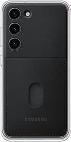 Resim SAMSUNG Galaxy S23 Çerçeve Telefon Kılıfı, Çift Görünümlü Koruyucu Kapak, 2 Değiştirilebilir Siyah Plakalı, Şeffaf ve Kart Yuvası Tutucu, ABD Sürümü, EF-MS911CBEGUS, Siyah 