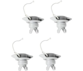 Resim Gorgeous Adet Şişme Bot Vanaları Kapakları Bot Vanaları Fiş Tekne Aksesuarları (Yurt Dışından) 