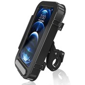 Resim Su Geçirmez Bisiklet Cep Telefonu Tutucu, Motosiklet Cep Telefonu Kılıfı, Basın Ekranı Tutucu, 4,5 - 6,7 İnç Telefonlar İçin - 