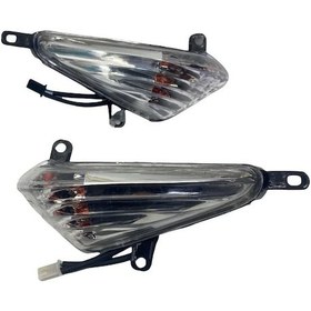 Resim Honda Cbf 150 Ön Sinyal Takımı Beyaz Renk Oem Supermoto 