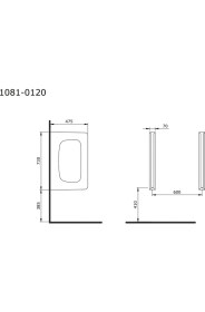 Resim Bocchi Tao Arch Pisuvar Ara Bölmesi Mat Sarı 1081-026-0120 
