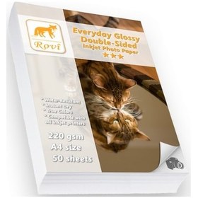 Resim Rovi Everyday Parlak Çift Taraflı Fotoğraf Kağıdı 220gsm 50yp A4 