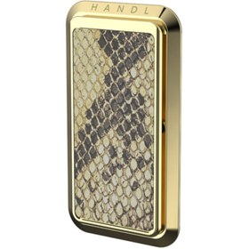 Resim HANDL New York Handlstick Anımal Gold Snakeskın Stand Özellikli Telefon Tutucu 