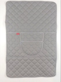 Resim Lüks Deri Cepli Araç Koltuk Arkası Organizer Gri 