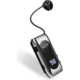 Resim LinkTech V80 Pro Makaralı Titreşimli Bluetooth Silikonsuz Kulaklık 