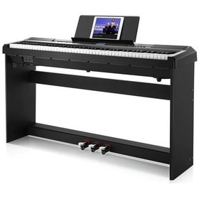 Resim Donner DEP-20 Dijital Piyano Set (Siyah) 