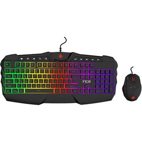 Resim INCA IKG-310 Ruthless Rainbow Efect Gaming Klavye Mouse Set 