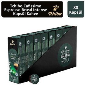 Resim Tchibo Cafissimo Espresso Brasil Kapsül Kahve 8 x 10 Kapsül 