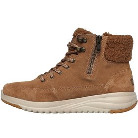 Resim Skechers On-the-go Stellar - Winterize Kadın Kahverengi Günlük Ayakkabı 