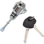 Resim Skyeyyt Sol Sürücü Kapısı Kilidi Silindir 2 Keys 81970-2A00 06-10 Hyundai Elantra Için Uygun (Yurt Dışından) 
