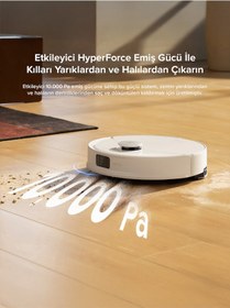 Resim Roborock Q8 Max Pro Akıllı Robot Süpürge Beyaz 
