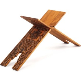 Resim Otantik Selçuklu Ahşap Yakma Rahle 