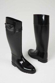 Resim Ccway Kadın Cepli Binici Yağmur Çizmesi SİYAH 