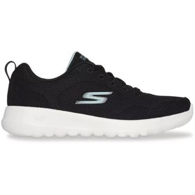Resim Skechers 124640W-BKMN Go Walk Joy Violet Kadın Siyah Sneaker Günlük Spor Ayakkabı 