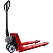 Resim Sanica 3000kg Kapasiteli 1500mm Kauçuk Tekerlekli Manuel Transpalet 