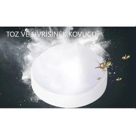 Resim Horoz Artos 20w Yuvarlak Beyaz Led Nem Su Geçirmez Banyo Bahçe Modern Tavan Lambası Beyaz Işık 6500k Beyaz 