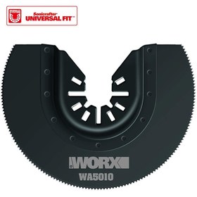 Resim WORX WA5010 Çok Amaçlı Raspalama Makinası İçin 80mm 180˚ Metal, Ahşap, Fiberglas, PVC Universal Kesme Bıçağ 