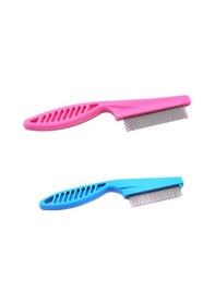 Resim Lichen 2 Adet Evcil Hayvan Tarağı, Köpek Pire Temizleme 