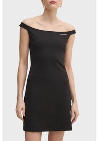 Resim Calvin Klein Bayan Elbise J20j225541 Beh Siyah Siyah 