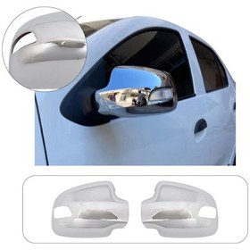 Resim Renault Symbol Uyumlu 2013 ve Üzeri Ayna Kapağı Abs Krom Kaplama 