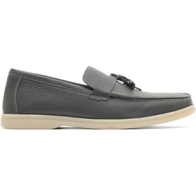 Resim Bueno Shoes Gri Flotter Deri Erkek Günlük Ayakkabı 05ms101 