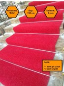 Resim Gri Halı Tutturgaç Çubuğu, Halı Yolluk Kilim Sabitleme Aparatı 130 Cm 